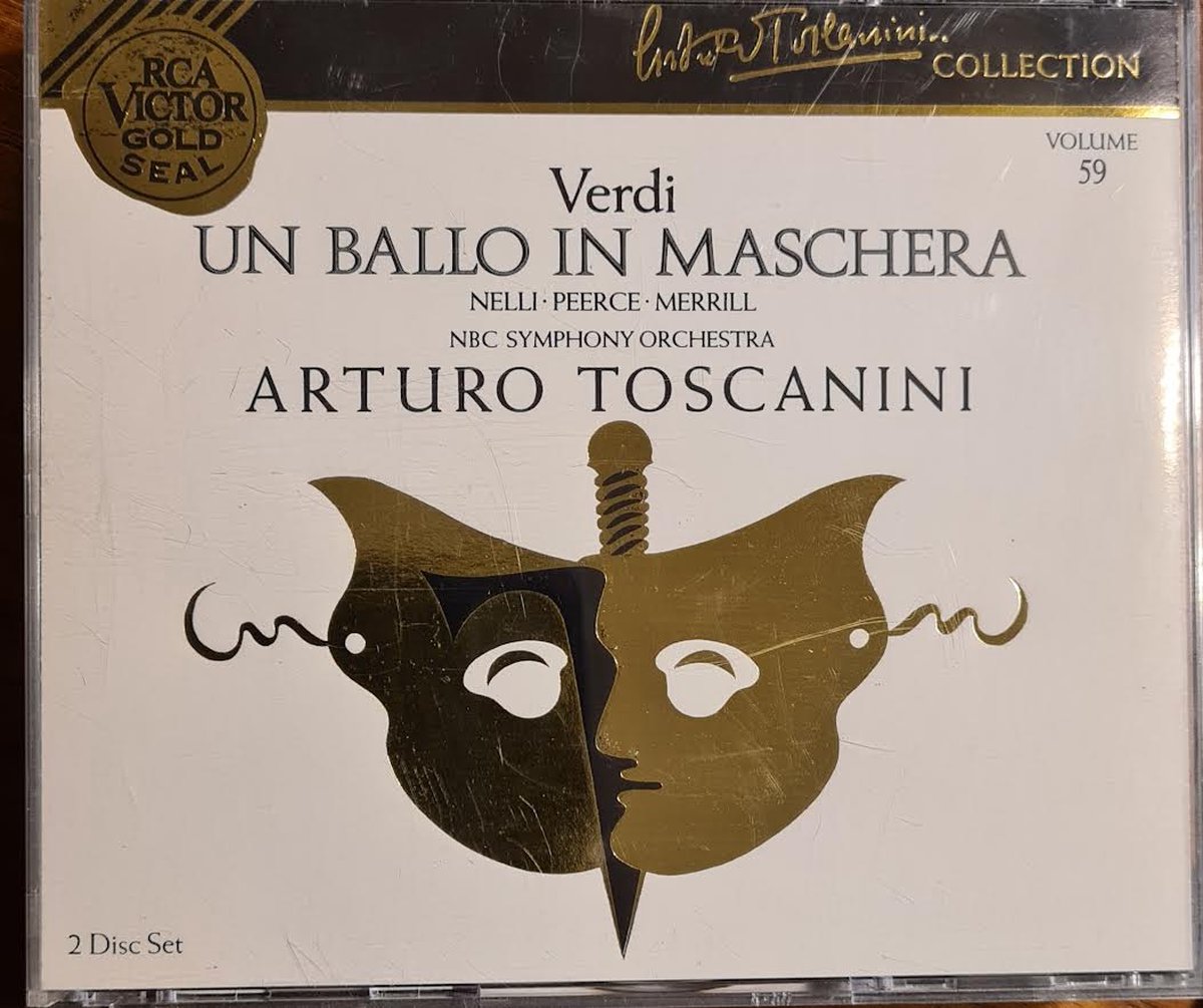 ARTURO TOSCANINI, JAN PEERCE, HERVA NELLI, ROBERT MERRILL, NBC SYMPHONY ORCHESTRA-Un Ballo In Maschera (2CD)