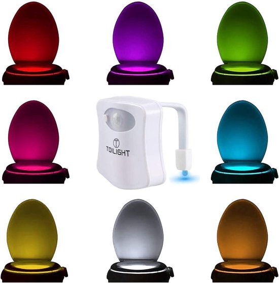 Lampe de toilette à LED - Veilleuse de toilette - Ensemble d'accessoires de  salle de