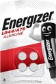 Energizer Knoopcelbatterij Lr44/a76 Alkaline 1,5v 4 Stuks
