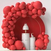 Ensemble de ballons Macaron 86 pièces -Arche de ballons- Fête/ Fête-Anniversaire-Anniversaire- Décoration-rouge
