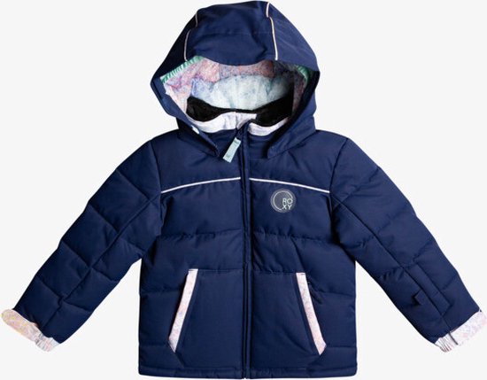 Roxy - Geïsoleerde Ski-jas Voor Meisjes - Heidi - Middeleeuws Blauw Maat 98 104cm