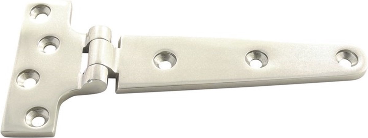 Staartscharnier - 152x75x4 - Rvs 316 - Knoop boven