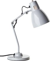 Brilliant Bailie tafellamp 38cm grijs, metaal, 1x D45, E14, 40 W