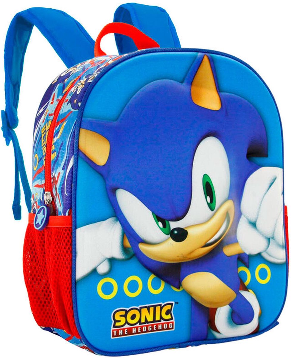 Sonic The Hedgehog Rugzak Super Fast - Hoogte 31cm