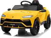 Elektrische kinderauto Lamborghini Urus 12V Accu auto voor kinderen Met Afstandsbediening (Geel)