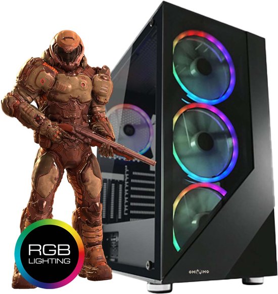 omiXimo Elite High End Game PC Ryzen 55600X 4.6GHZGTX30801000 GB