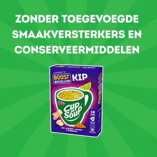 Unox a Moment to Boost Bouillon Kip CupaSoup 12 x 3 x 175 ml