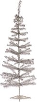Krist+ Kunst kerstboom - klein - zilver - 120 cm - kunstboompjes