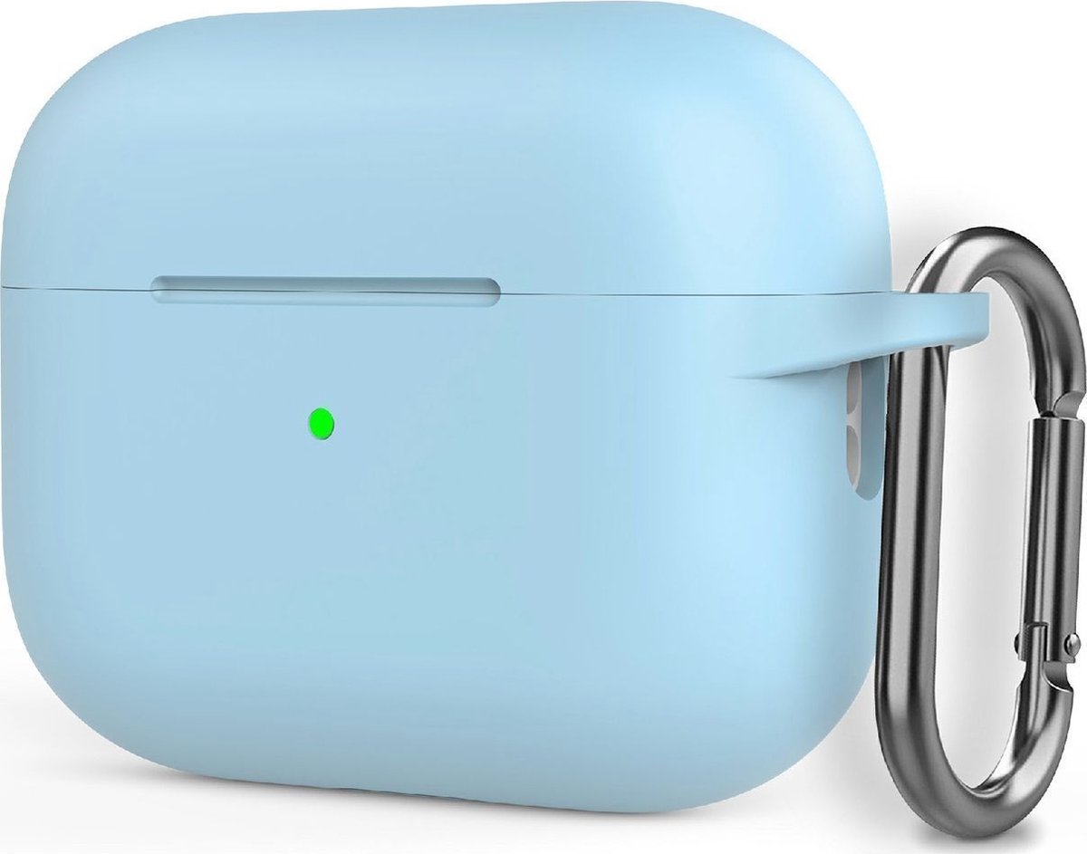 Mobigear - Hoesje geschikt voor Apple AirPods Pro 2 Hoesje Flexibel Siliconen | Mobigear Color - Babyblauw