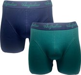 Boxer Australian 2 pièces - Katoen - Vert/ Blauw - Taille L