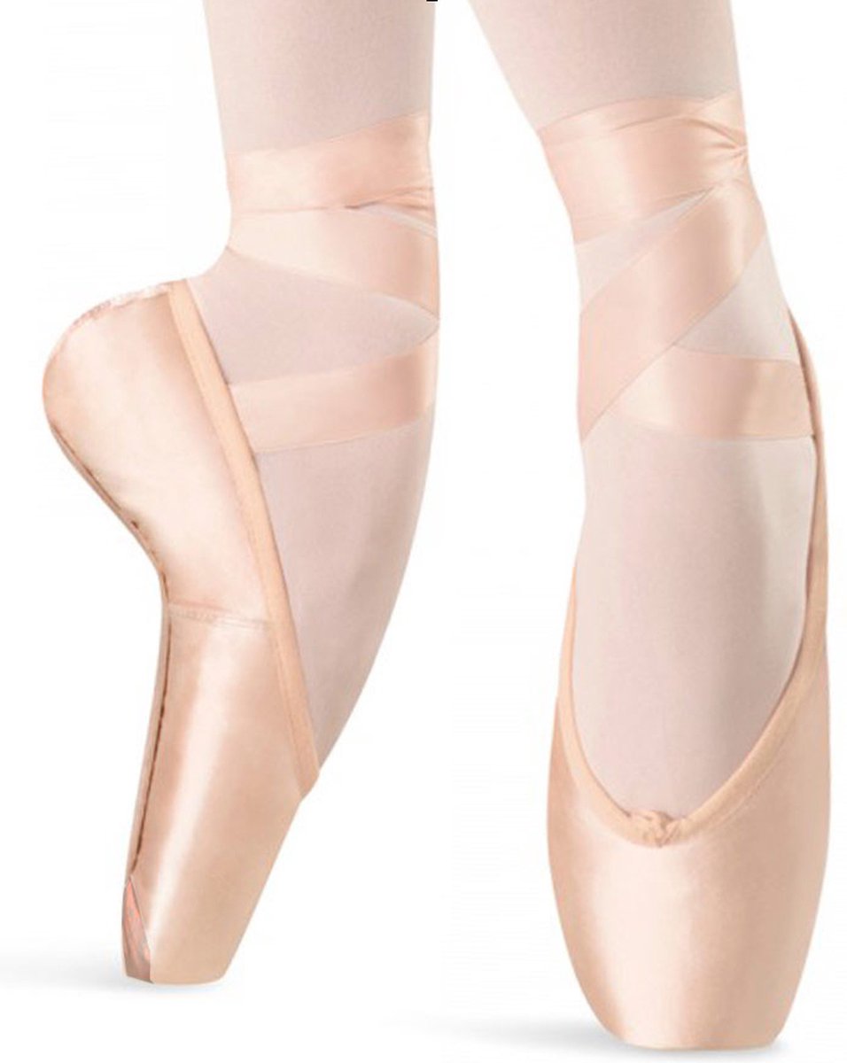 Dancer Dancewear Spitzen | Spitzen ballet | Professionele satijnen spitzen | Balletschoenen | Compleet 6-delig set | Direct dansen | Voor brede voeten | “Allegro” | Schoenmaat 39C