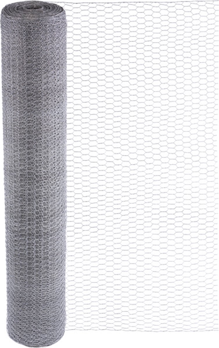 Giga Kippengaas Rol - lxh 25m x 120cm - Metaal