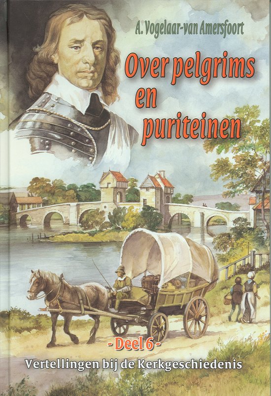 Cover van het boek 'Over pelgrims en puriteinen' van A. Vogelaar-van Amersfoort