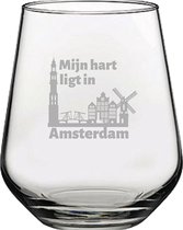 Gegraveerde Drinkglas 42,5cl Amsterdam