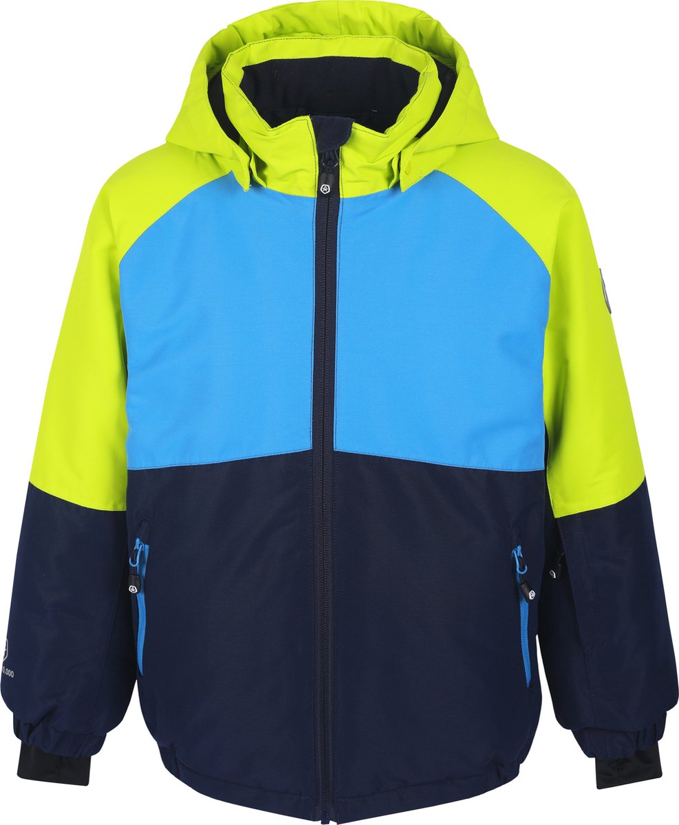 Color Kids - Ski-jas voor kinderen - Colorblock - Blauw - maat 98cm