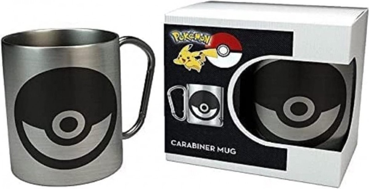 Gb Eye Mok Pokébal Zilver/zwart 250 Ml