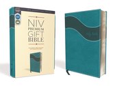 NIV, Premium Gift Bible, Leathersoft, Teal, Red Letter, Comfort Print