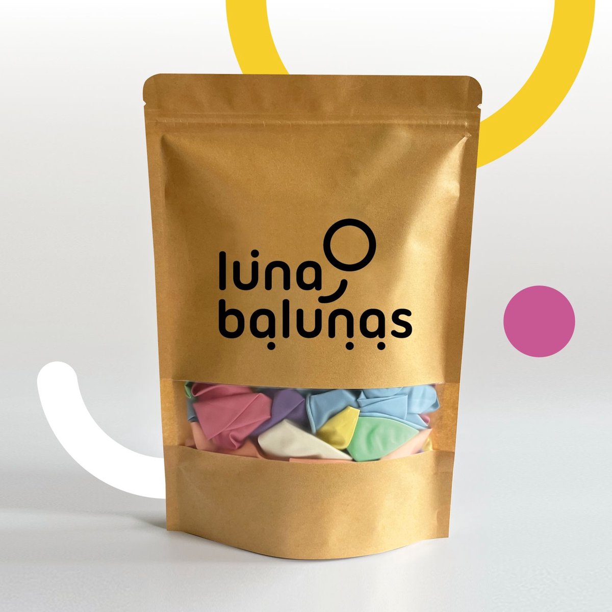 Luna Balunas 50 Stuks Gekleurde Pastel Latex Ballonnen Regenboog Roze Blauw Paars Babyshower - Verjaardag Feestversiering Helium Geschikt — afbeelding 4
