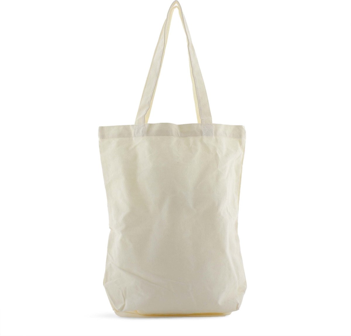 Canvas tas - 10 stuks - - 38 x 42 x 10 cm - Canvas shopper - Canvas schoudertas