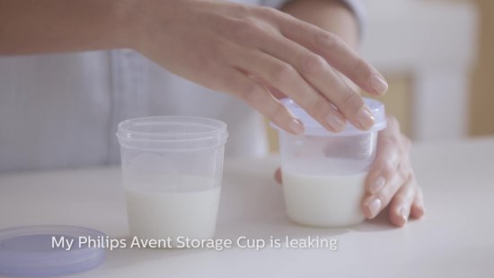 Avent - Gobelets de conservation du lait maternel