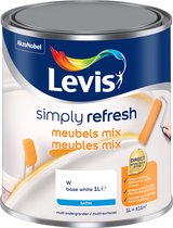 Levis Simply Refresh Meubles Satin - Mix - 1L - 11m² - Mix Couleurs