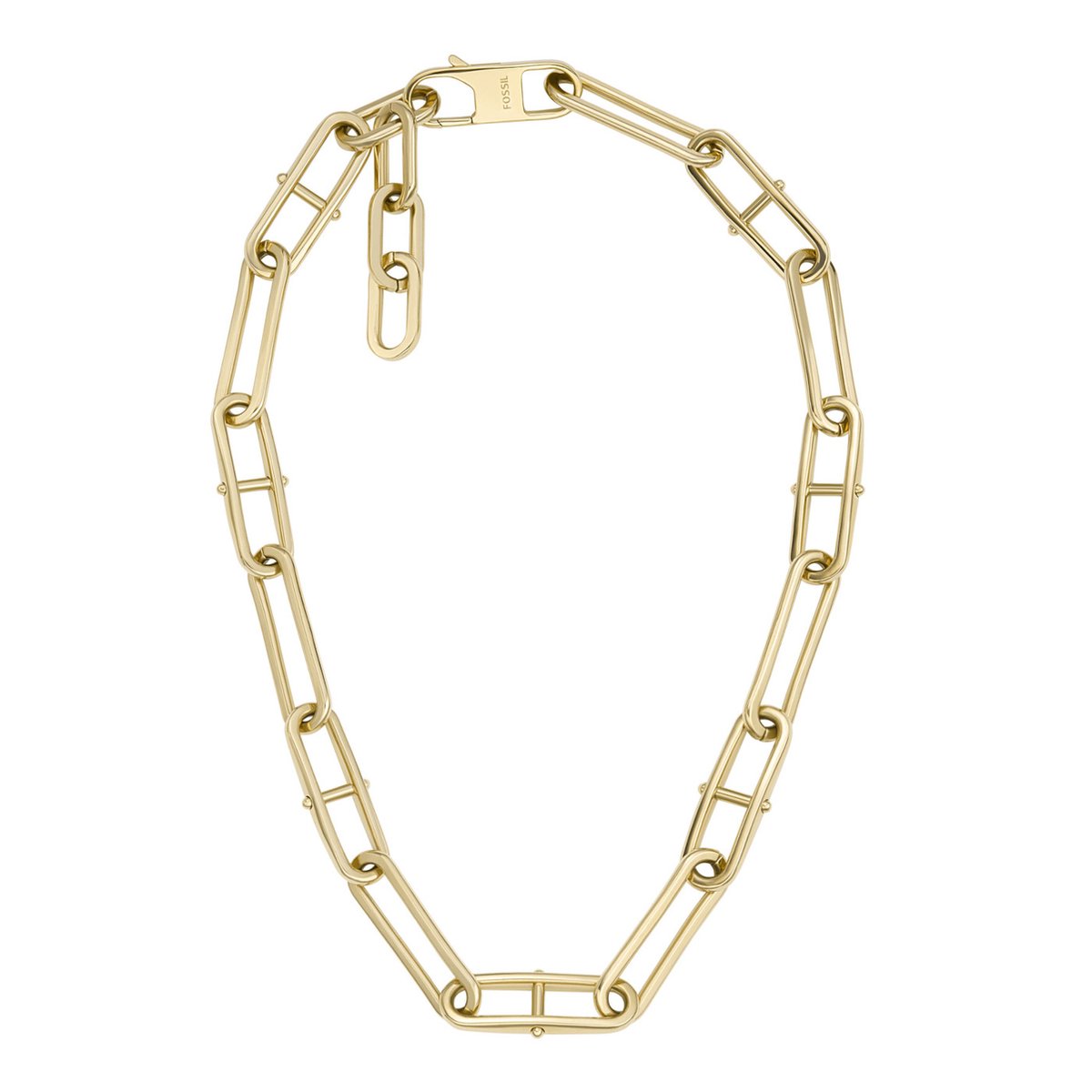 Fossil Damesketting Staal - Goudkleurig