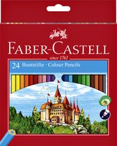 Kleurpotlood faber-castell 24st assorti | Set a 24 stuk | 5 stuks