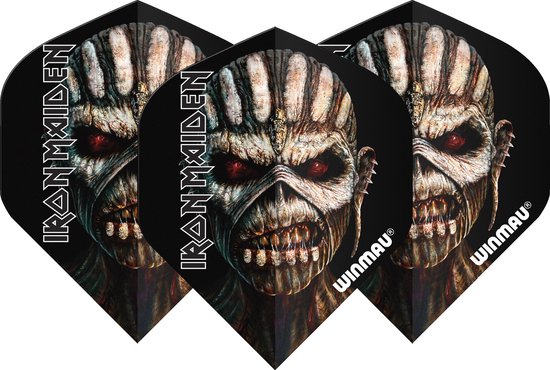 WINMAU - Rock Legends: Iron Maiden Book of Souls Dartvluchten - 1 set per pakket (3 vluchten in totaal)