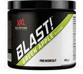XXL Nutrition - Blast! Pre Workout - Citruline Malaat, Beta-Alanine, Taurine, Arganine AKG & Cafeïne - Pre Workout Energy Drink Supplement Krachttraining - Green Apple - 300 Gram
