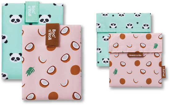 Fluf Eco Zipper Lunch Bag – Mint