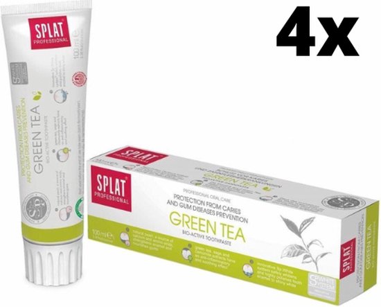 Splat Professional Green Tea Tandpasta - 4 x 100 ml