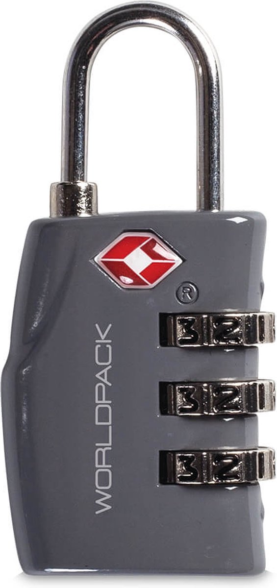 Worldpack TSA Cijferslot Grijs