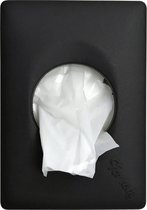 Distributeur de sachets de serviettes hygiéniques Euro Quartz noir