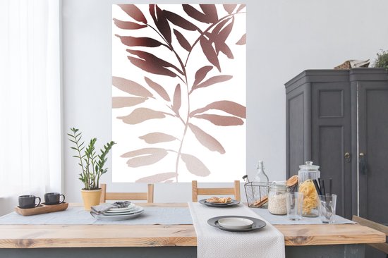 Poster Bladeren - Design - Abstract - 120x160 cm XXL
