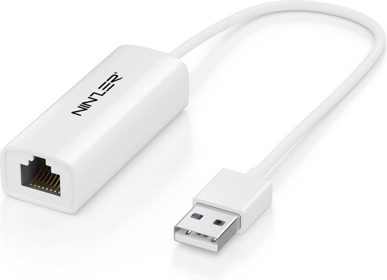 USB Ethernet Adapter / Internet / Netwerk / LAN - Wit | bol.com