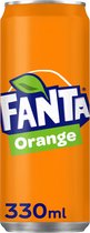 Frisdrank Fanta Orange blikje 0.33l - 24 stuks