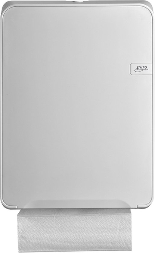 Euro Products Quartzline Handdoekdispenser - Moderne Stijl - Aluminium - Wit - Tissuehouder