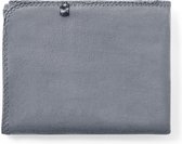 Couverture - Plaid - Durable - 150 x 120 cm - Avec sac de rangement - RPET - Polyester - gris