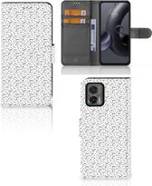 Flipcase Motorola Edge 30 Neo Telefoon Hoesje Stripes Dots