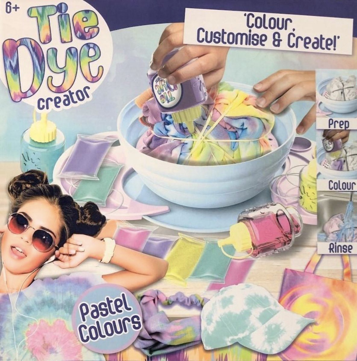 Tie dye Pakket - Prachtige pastel Kleuren