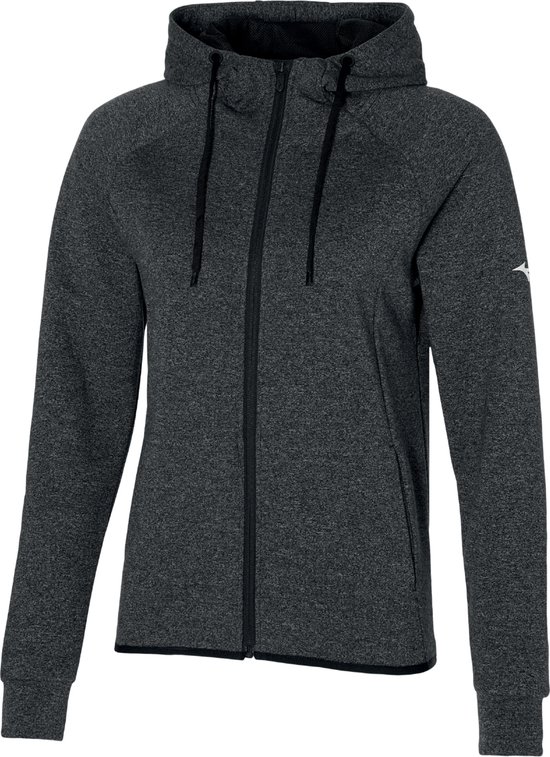 Mizuno Sweat Jacket Dames Grijs