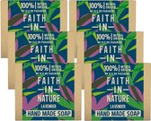 FAITH IN NATURE - Soap Lavender - 6 Pak - Voordeelverpakking