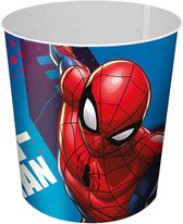 Marvel Spiderman prullenbak/papiermand - plastic - 21,5 x 21 cm