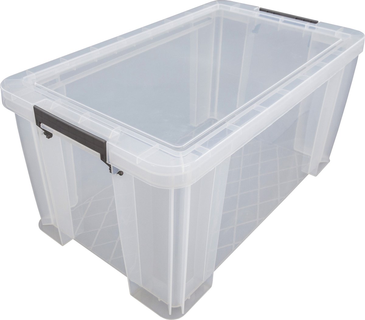 Whitefurze - Opbergbox - 54 liter - Transparant - 66 x 38 x 31 cm