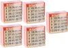 Afbeelding van het spelletje Bingokaarten 500 Vel - Voor Bingo met 75 Ballen - 5 Blokken - Voordeelpakket