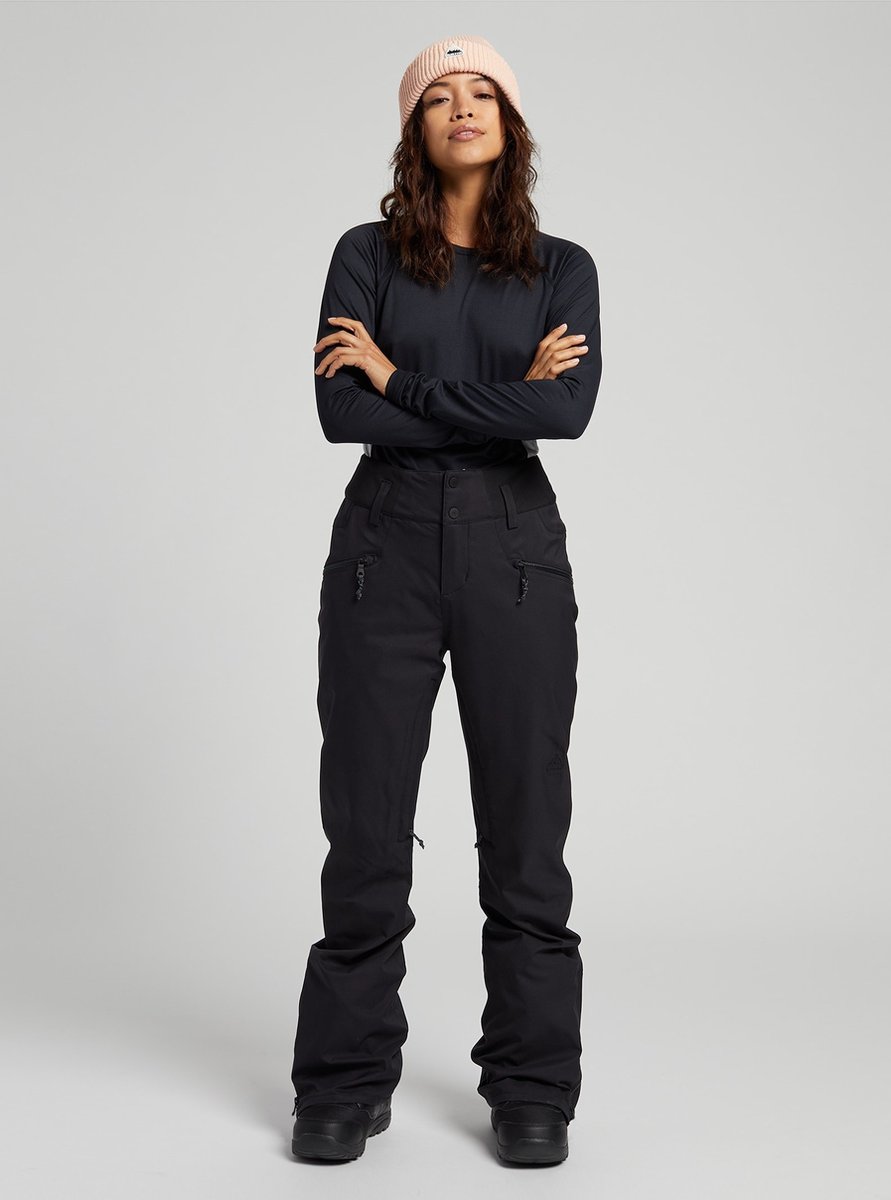 Burton Dames Snowboard Broek Wms Marcy High Rise Stretch Pa True Zwart