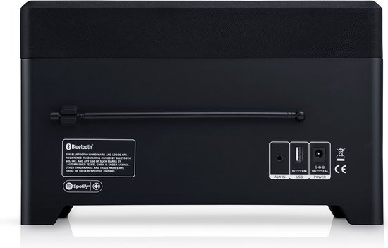 Teufel RADIO 3SIXTY - Internetradio met DAB+ /FM - Bluetooth - Spotify Connect - 360-gradengeluid - Voorkeuzezenders - zwart