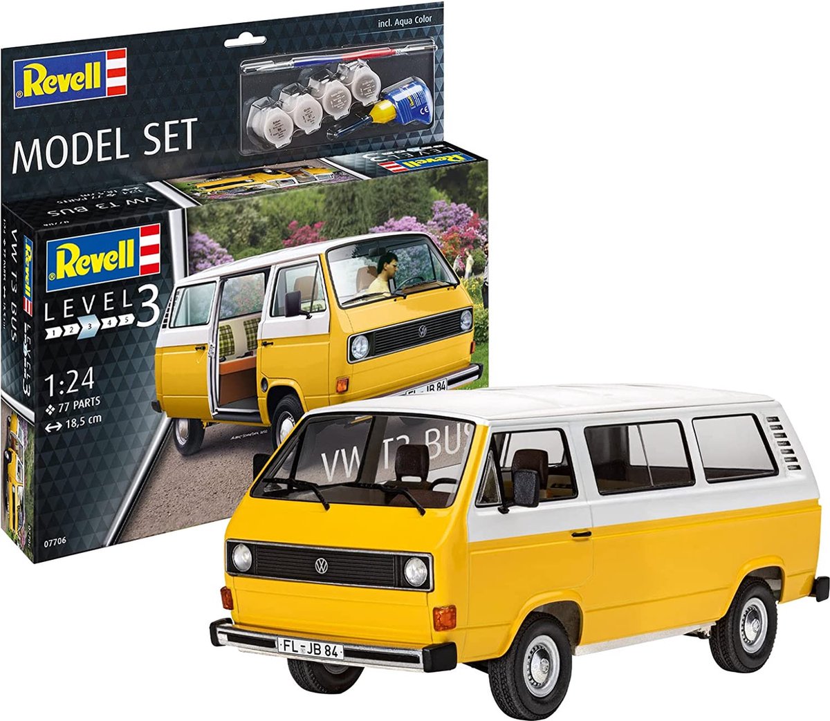 Revell 1:25 67706 Volkswagen VW T3 Bus Model Set Plastic kit