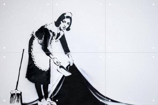 IXXI Maid in London - Banksy - Wanddecoratie - 40 x 60 cm