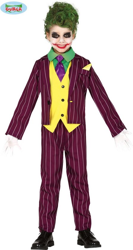 Zorgvuldig lezen Ik heb een Engelse les textuur Joker kostuum kind. | bol.com